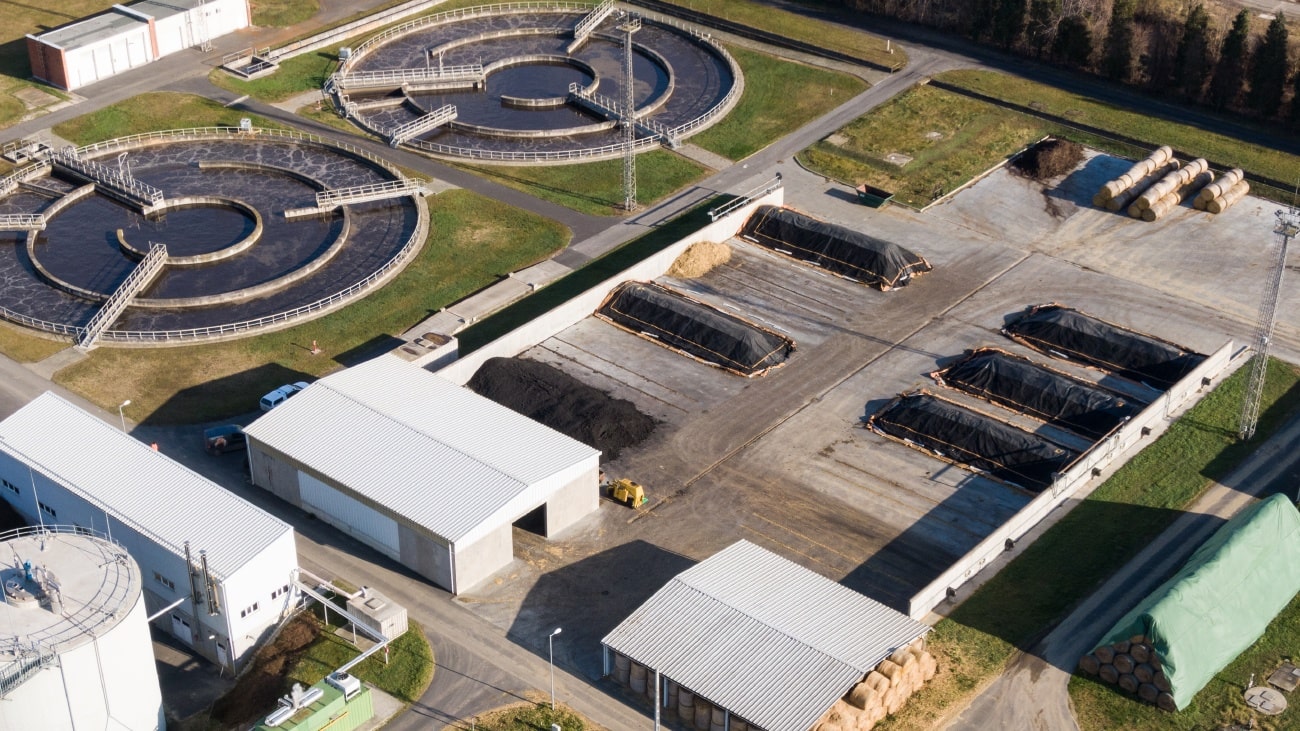 Sewage sludge composting in Hungary